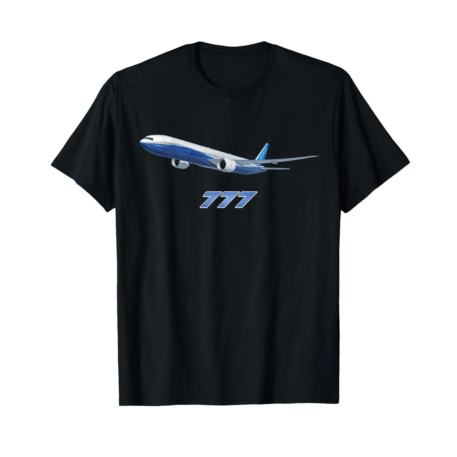 Commercial Printing And Graphics - تي شيرت Airline Jet 777 Aircraft