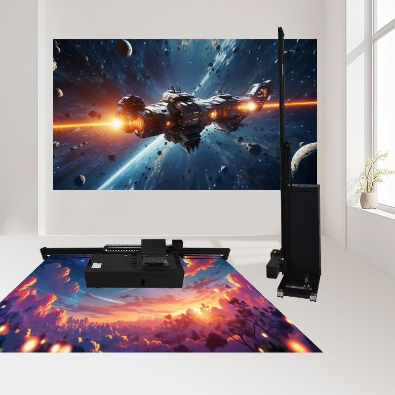 Commercial Printing And Graphics - آلة طباعة جدارية بالأشعة فوق البنفسجية