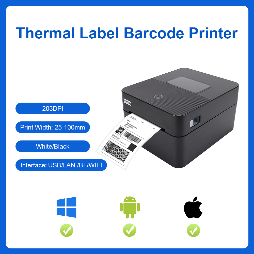 Commercial Printing Options - YHDAA 4 بوصة طابعة ملصقات الشحن