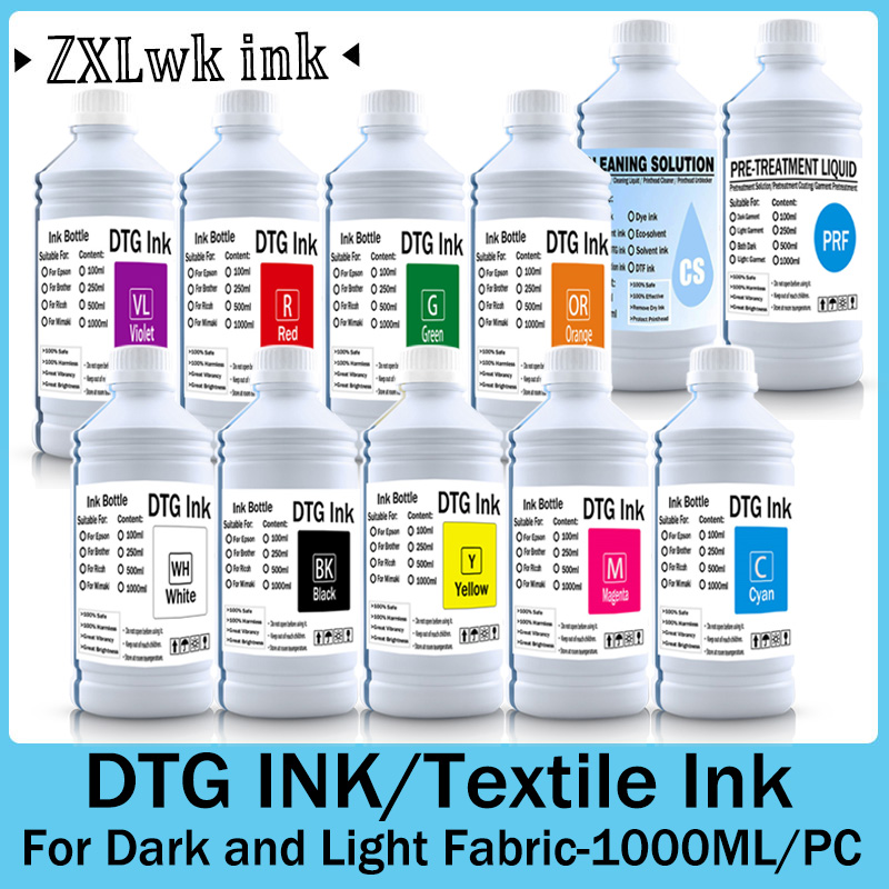 Direct To Garment Ink - حبر DTG لإعادة تعبئة طابعات إبسون