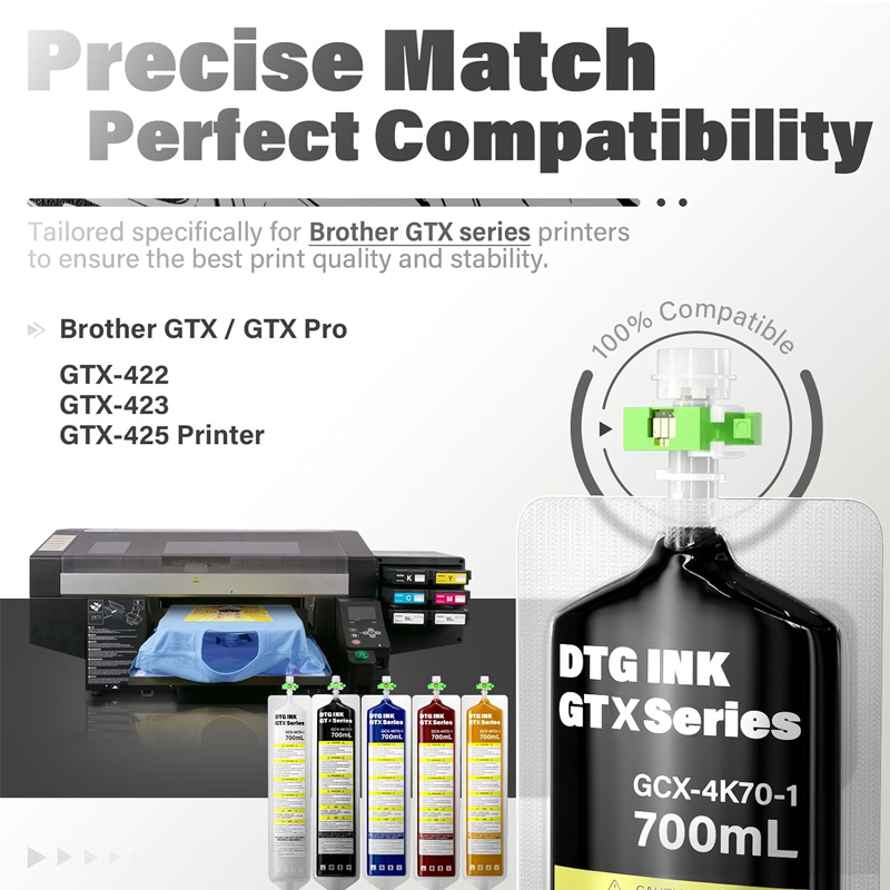 700 مللي DTG النسيج GTX حقيبة  - مراجعة Direct To Garment Ink وسعره