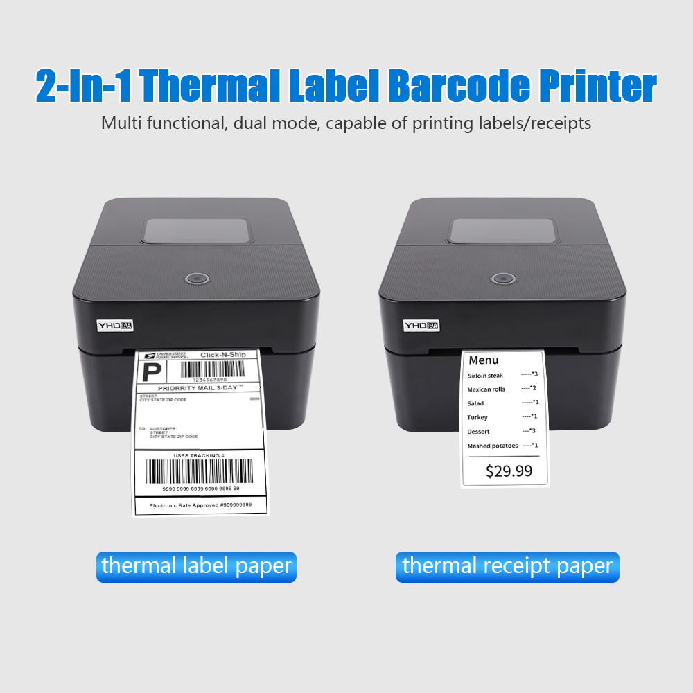 YHDAA 4 بوصة طابعة ملصقات الشح - مراجعة Commercial Printing Options وسعره