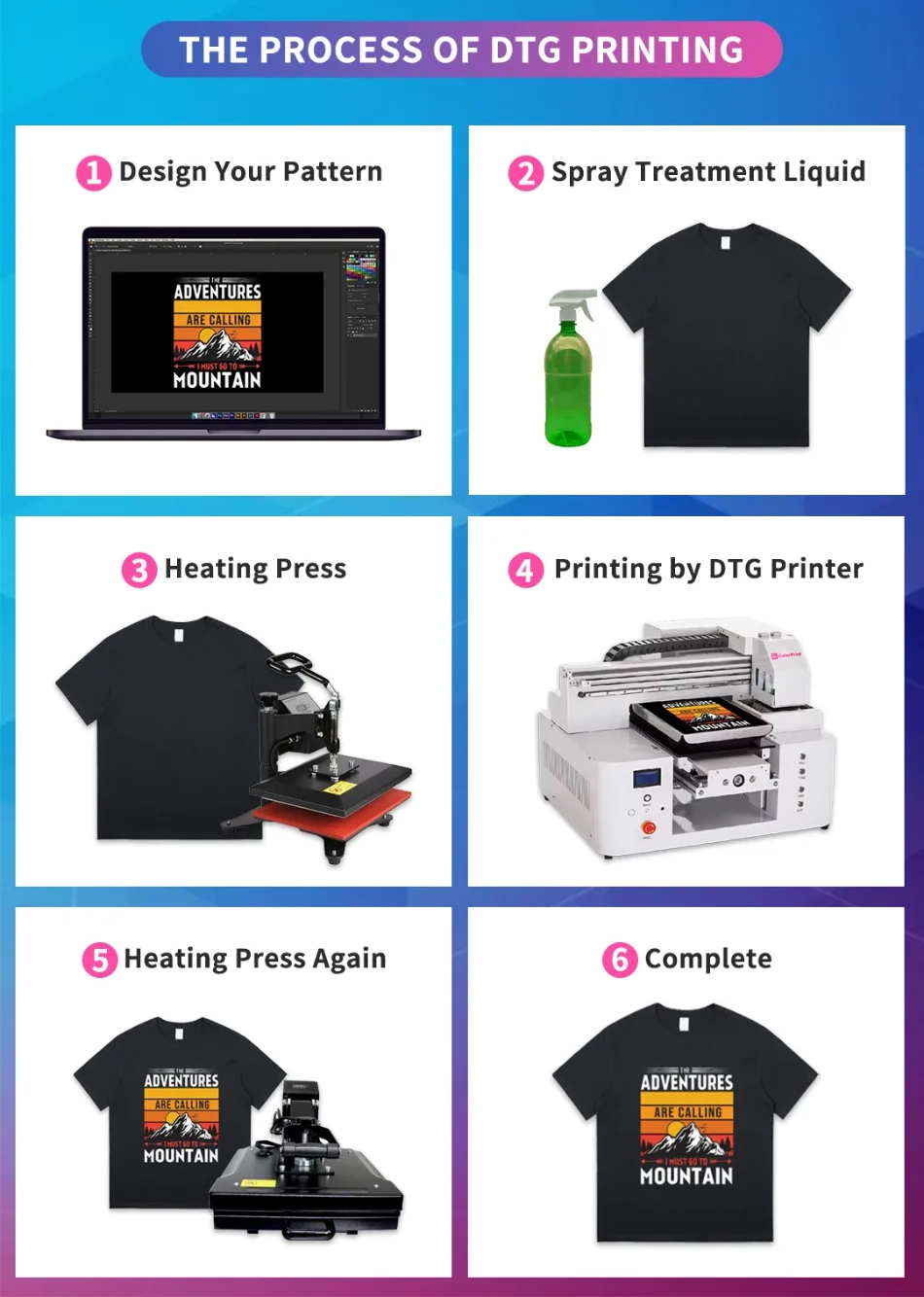 حبر طباعة مباشر على الملابس سع - مراجعة Direct To Garment Ink وسعره